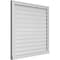 Ekena Millwork Vertical Surface Mount PVC Gable Vent: Functional, w/ 2"W x 2"P Brickmould Sill Frame, 38"W x 36"H GVPVE38X3603SF - alternate 2